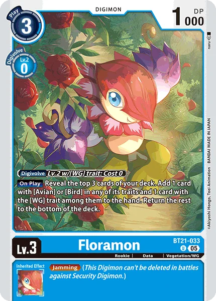 Floramon 「BT21-033」「EN」