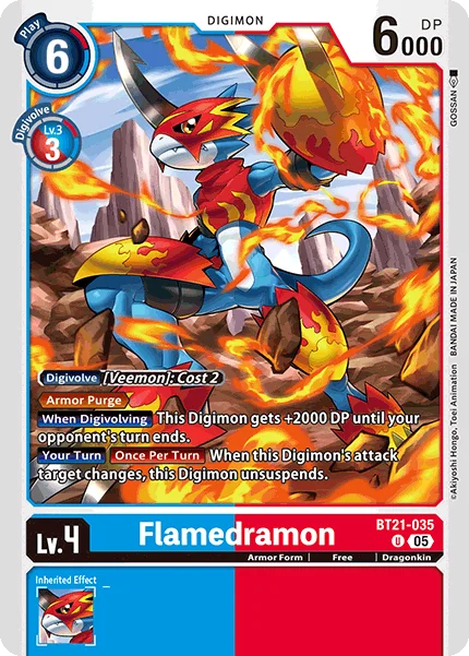 Flamedramon 「BT21-035」「EN」