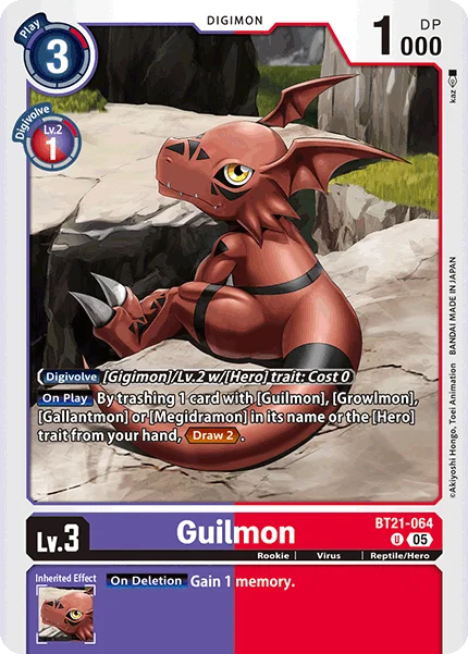 Guilmon 「BT21-064」「EN」
