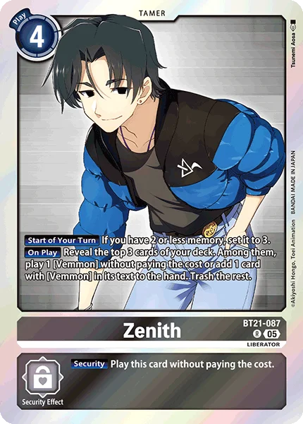 Zenith 「BT21-087」「EN」