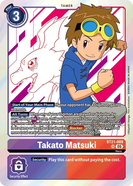 Takato Matsuki 「BT21-089」「EN」