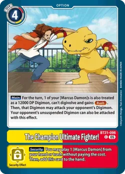 The Champion Ultimate Fighter! 「BT21-096」「EN」