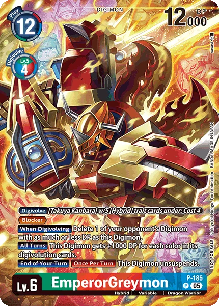 EmperorGreymon 「P-185」「EN」
