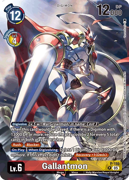 Gallantmon 「P-186」「EN」