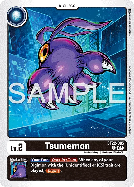 Tsumemon 「BT22-005」「EN」