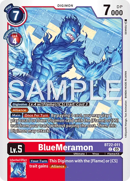 BlueMeramon 「BT22-011」「EN」