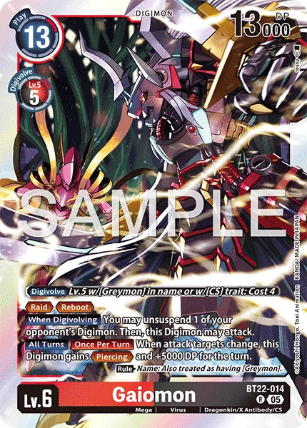 Gaiomon 「BT22-014」「EN」
