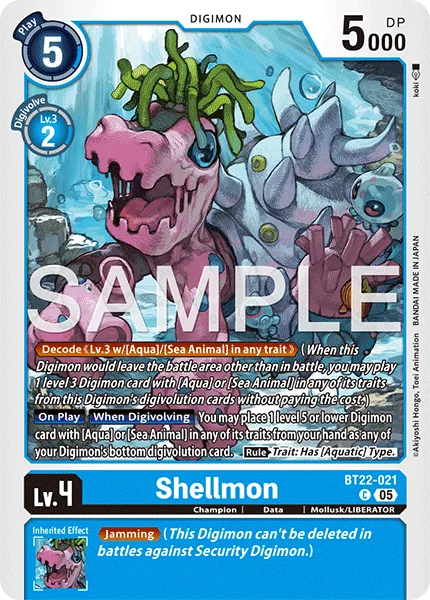 Shellmon 「BT22-021」「EN」