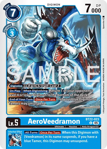 AeroVeedramon 「BT22-023」「EN」