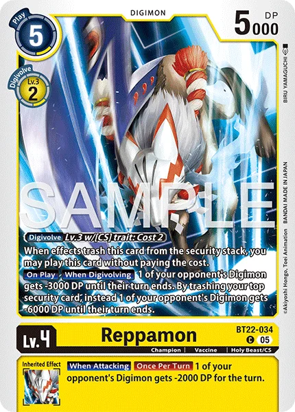 Reppamon 「BT22-034」「EN」