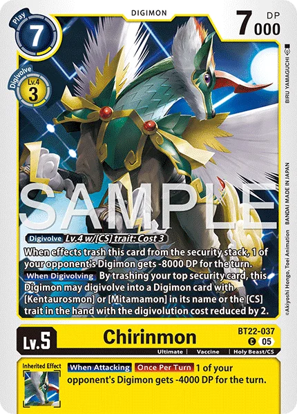Chirinmon 「BT22-037」「EN」