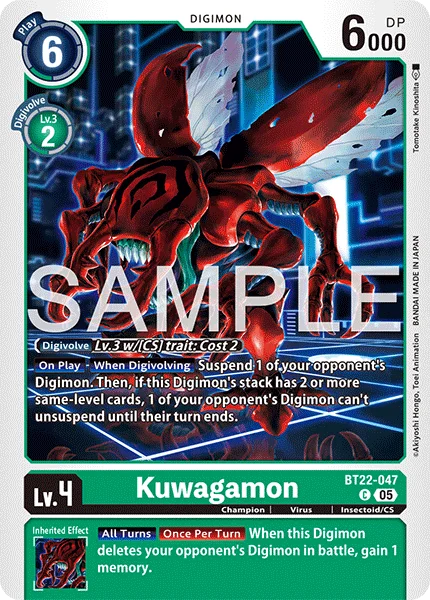 Kuwagamon 「BT22-047」「EN」