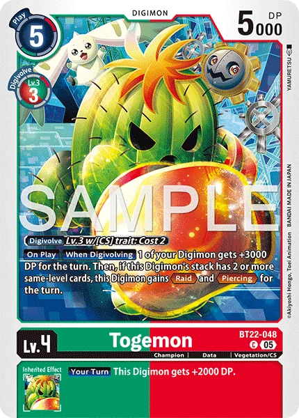 Togemon 「BT22-048」「EN」