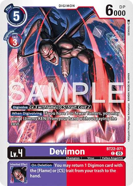 Devimon 「BT22-071」「EN」