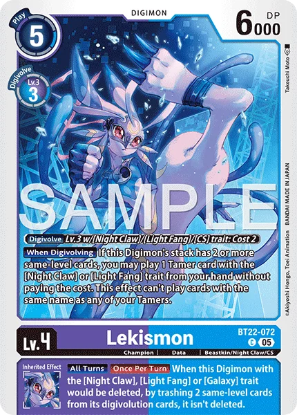 Lekismon 「BT22-072」「EN」