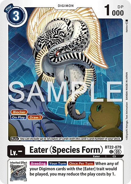 Eater (Species Form) 「BT22-079」「EN」
