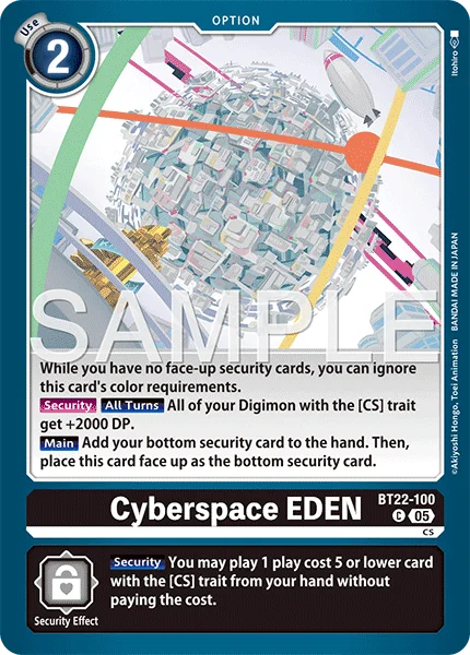 Cyberspace EDEN 「BT22-100」「EN」