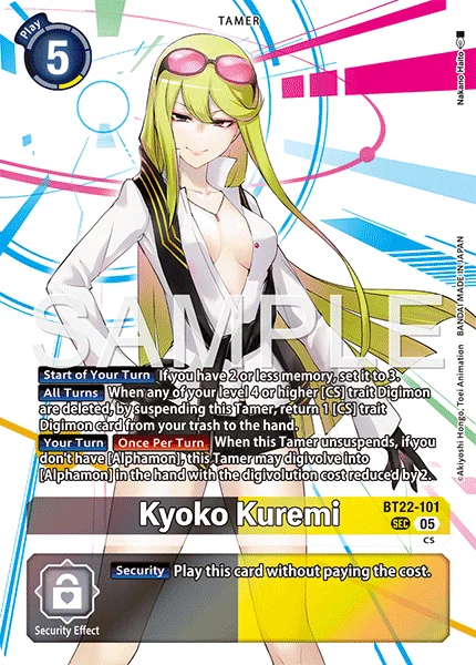 Kyoko Kuremi 「BT22-101」「EN」