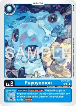 Puyoyomon — BT-22: BOOSTER CYBER EDEN #BT22-001 · Digimon