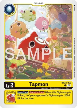 Tapmon — BT-22: BOOSTER CYBER EDEN #BT22-003 · Digimon