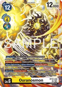 Ouranosmon — BT-22: BOOSTER CYBER EDEN #BT22-039 · Digimon