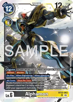 Alphamon 「BT22-063」「EN」