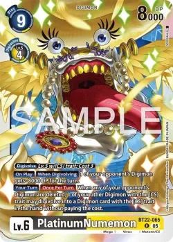 PlatinumNumemon 「BT22-065」「EN」