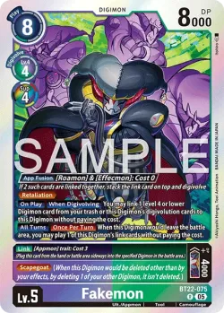 Fakemon 「BT22-075」「EN」