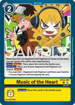 Music of the Heart 「BT22-097」「EN」