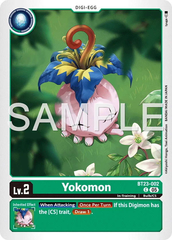 Yokomon 「BT23-002」「EN」