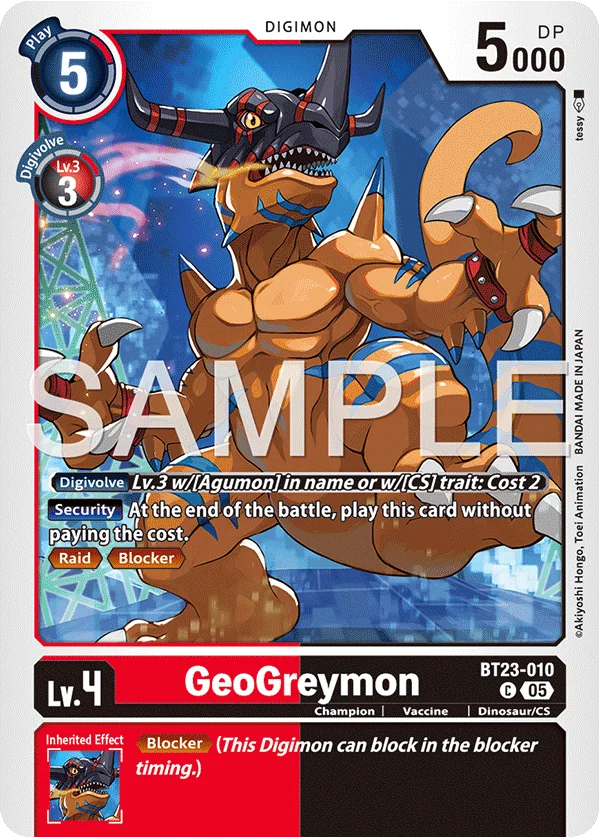 GeoGreymon 「BT23-010」「EN」