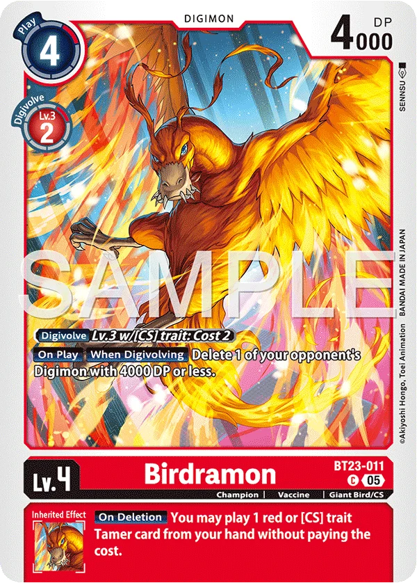 Birdramon 「BT23-011」「EN」