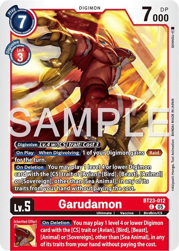 Garudamon 「BT23-012」「EN」