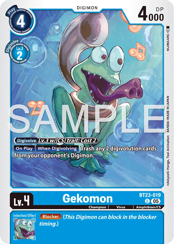 Gekomon 「BT23-019」「EN」