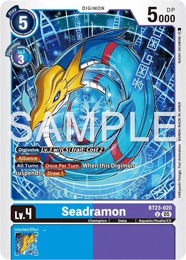 Seadramon 「BT23-020」「EN」