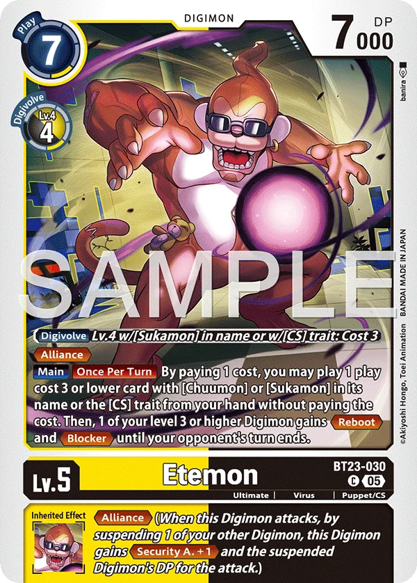 Etemon 「BT23-030」「EN」