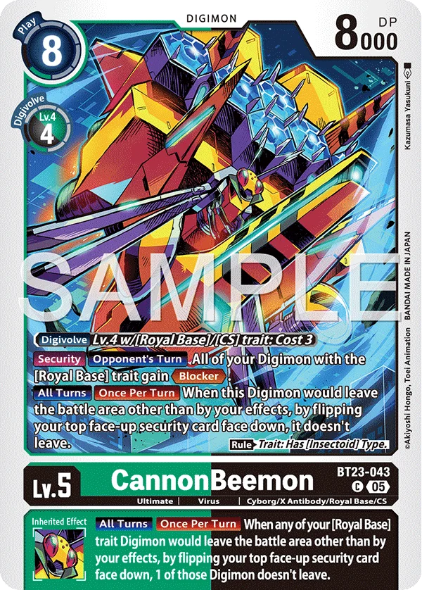 CannonBeemon 「BT23-043」「EN」
