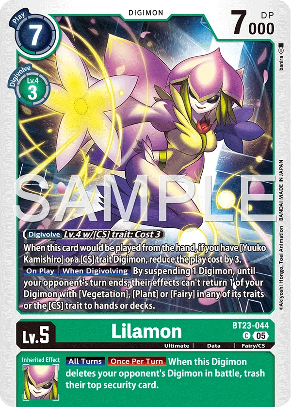 Lilamon 「BT23-044」「EN」