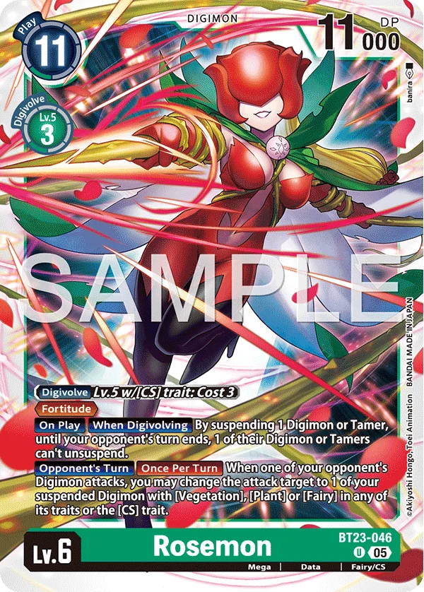 Rosemon 「BT23-046」「EN」