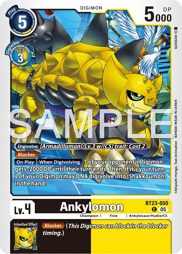 Ankylomon 「BT23-050」「EN」