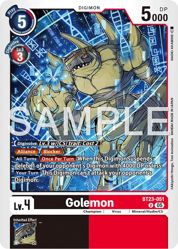 Golemon 「BT23-051」「EN」