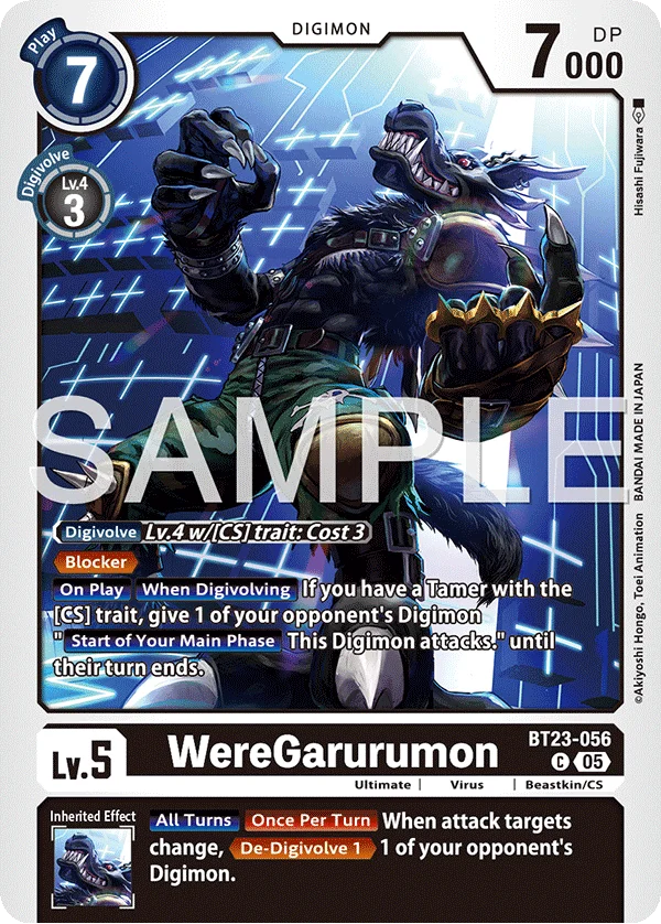 WereGarurumon 「BT23-056」「EN」