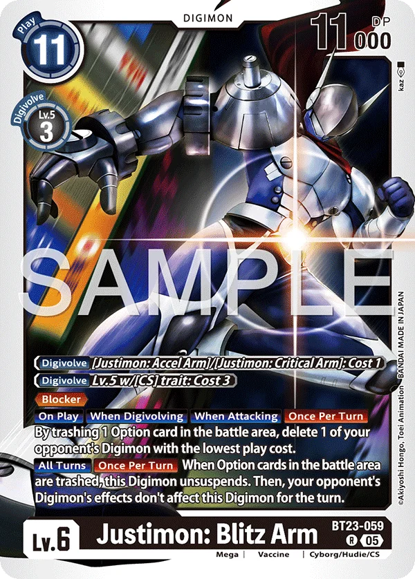 Justimon: Blitz Arm 「BT23-059」「EN」