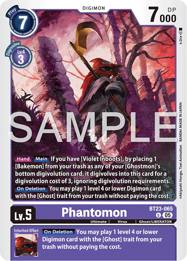 Phantomon 「BT23-065」「EN」