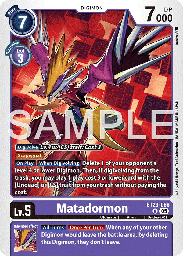 Matadormon 「BT23-066」「EN」