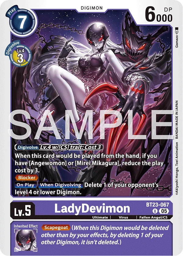 LadyDevimon 「BT23-067」「EN」
