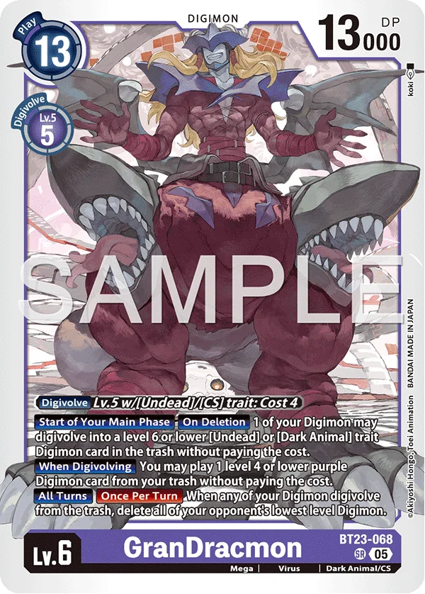 GranDracmon 「BT23-068」「EN」
