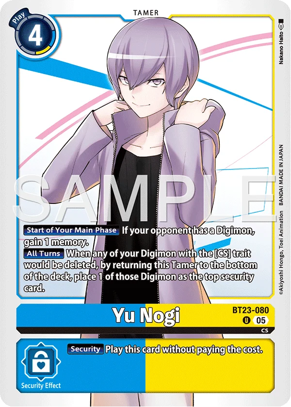 Yu Nogi 「BT23-080」「EN」