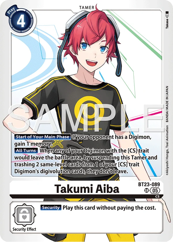 Takumi Aiba 「BT23-089」「EN」
