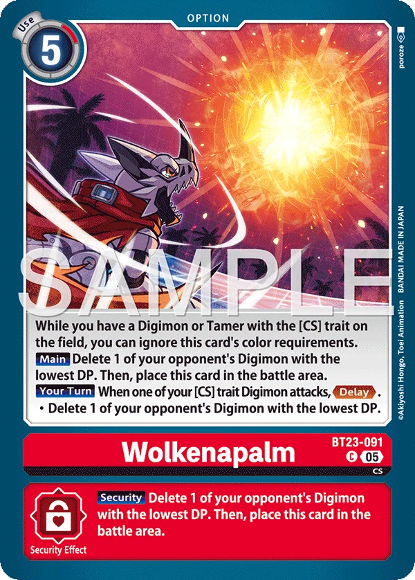 Wolkenapalm 「BT23-091」「EN」